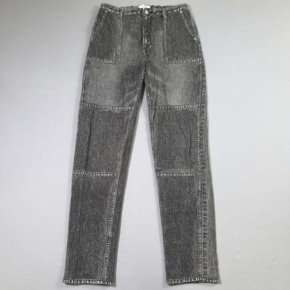 rag & bone | Miramar Terry Patchwork Jeans in Black Magic